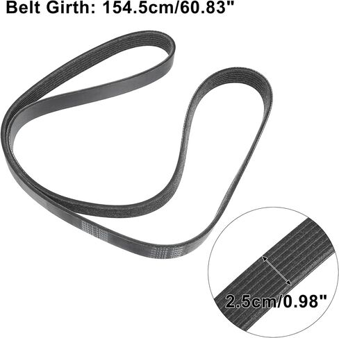 uxcell Car Engine Multi V-Ribbed Serpentine Drive Belt No.90916T2006 for Toyota Hilux Pickup for Toyota Fortuner 2004-2015 in Saudi Arabia