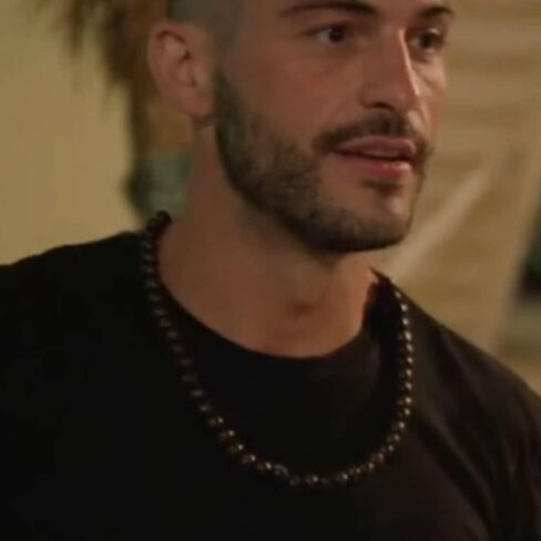 TUOKAY Chunky Wood Bead Necklace 16mm Thick Men and Women Fragrant Africa Wooden Beads Chain Unisex Brown Wood Necklaces in Kuwait