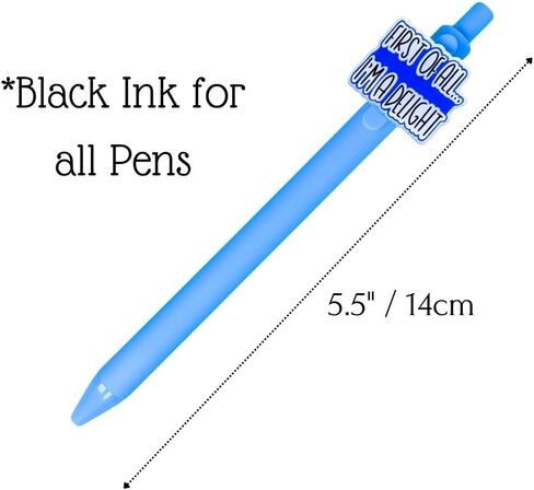 8PC Funny Pens Cute Pen Set with Sayings | Snarky Sassy Rude Sweary Demotivational Hilarious Dumpster Fire Goose Stay Positive for Adult Nurse Nursing Work Novelty Friend Office Supplies Gifts in Saudi Arabia