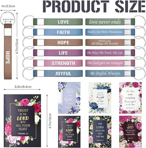 Inspirational Gifts Notepads Motivational Ballpoint Pens Inspirational Quotes Key chains for Woman Motivational Journal Notebook Bulk for School Office Home Travel Gift Supplies (Motivational 36Pcs) in Saudi Arabia
