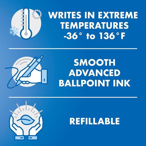 PILOT Acroball 300 Premium Refillable & Retractable Ball Point Pen, Assorted Color Barrels, Fine Point, Black Ink, 3-Pack (13625) in Saudi Arabia