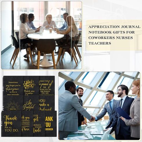 20 Pcs/10 Set Leadership Gifts Inspirational A5 Leather Journal Notebook Ballpoint Pen for Employee Appreciation Gifts Bulk Teacher Student Graduation Coworker Volunteer Team Gifts(Black, Modern Style) in Saudi Arabia