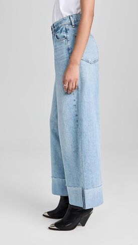 rag & bone Women's Sofie Crop with Cuff Jeans in Saudi Arabia
