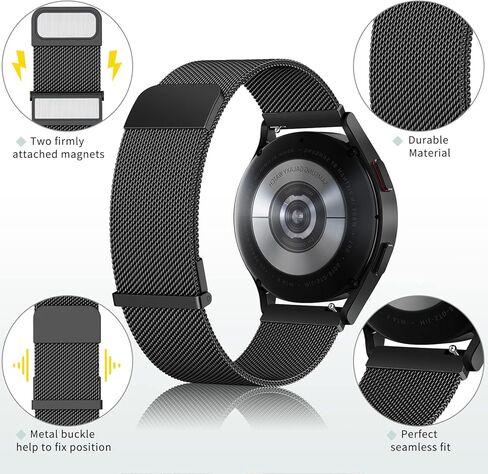 Meliya Metal Bands Compatible with Garmin Venu Sq / Venu / Venu 2 Plus / Vivoactive 5 Watch Band Women Men, Stainless Steel Replacement Strap for Garmin Venu Sq, Venu, Venu 2 Plus, Vivoactive 5, Vivoactive 3 Music, Vivomove Sport, Forerunner 645 / 245 Mus in Saudi Arabia