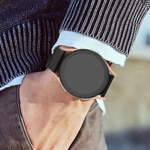 Meliya Metal Bands Compatible with Garmin Venu Sq / Venu / Venu 2 Plus / Vivoactive 5 Watch Band Women Men, Stainless Steel Replacement Strap for Garmin Venu Sq, Venu, Venu 2 Plus, Vivoactive 5, Vivoactive 3 Music, Vivomove Sport, Forerunner 645 / 245 Mus in Saudi Arabia