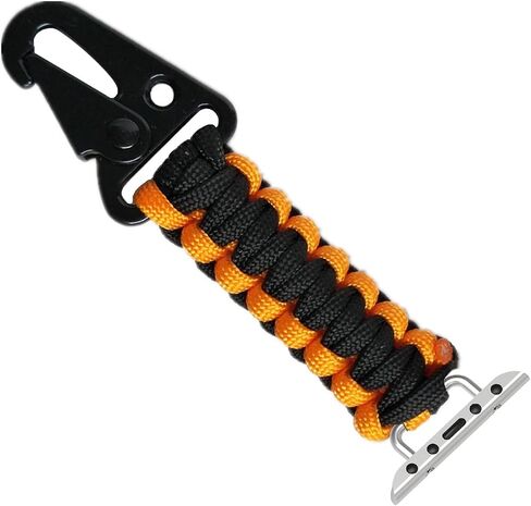 Paracord Keychain Clip Compatible with Apple Watch Fob Military Braided Strap in Saudi Arabia
