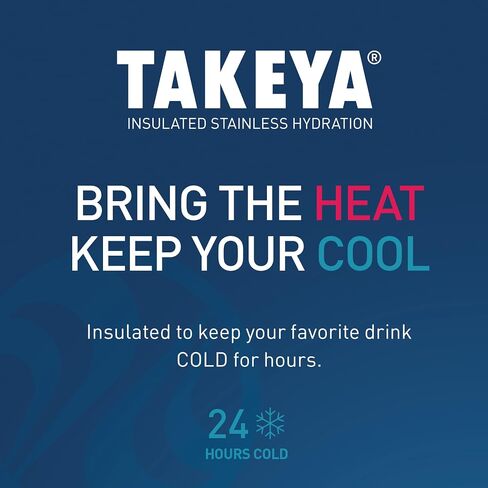 Takeya 40 oz CP Signature Pickleball Stainless Steel Insulated Water Bottle with Choice of Lid, Ace Black in Saudi Arabia