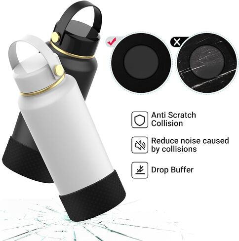 ater Bottle Boot,Silicone Water Bottle, Anti-Slip Flex Boot with Diamond Texture,Diomond Protective Silicone Sleeve Boot for 20-40oz in Saudi Arabia