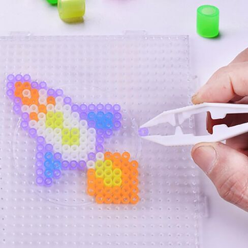 36PCS Plastic Tweezers 6 Assorted Colors Craft Forceps Tools for Handmade DIY Creative Beading Projects Jewelry Making Kids Adult Home Classroom School in Saudi Arabia
