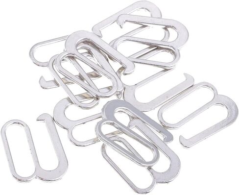 10 قطعة 14 مللي متر مشابك بيكيني بلاستيكية مشابك خطافية لملابس السباحة in Kuwait