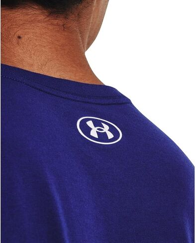 Under Armour Camo Chest Stripe T-Shirt - Sonar Blue/White - M in Saudi Arabia