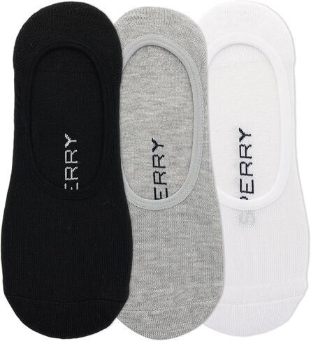 Sperry Men's Repreve Comfort Sneaker Low Cut Socks-3 Pair Pack-Heel Toe Cushion and Moisture Wicking in Saudi Arabia