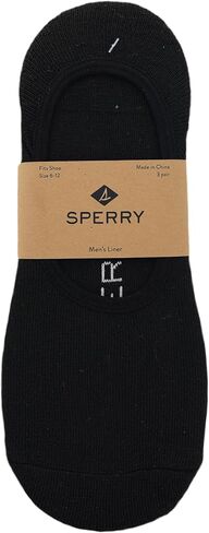 Sperry Men's Repreve Comfort Sneaker Low Cut Socks-3 Pair Pack-Heel Toe Cushion and Moisture Wicking in Saudi Arabia