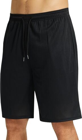 YUSHOW شورت رياضي رجالي 2 في 1 شورت جري سريع الجفاف للتمرين في صالة الألعاب الرياضية وكرة السلة وركوب الدراجات مع جيب للهاتف in Kuwait