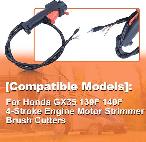 Throttle Trigger Switch Cable fit For Honda GX35 139F 140F Strimmer Brush Cutters US, Throttle Control Trigger Cable in Saudi Arabia
