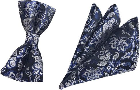 مجموعة مربعة من Secdtie للرجال الكبار من Polka Dot، ربطات عنق مخططة مسبقًا، مجموعة مربعة للجيب in Kuwait