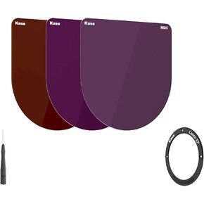 Kase Rear Lens ND 3 Filter Kit ND8 ND64 ND1000 3 6 10 Stop Dedicated for Canon EF 11-24mm f/4L USM, Canon EF 14mm f/2.8L II USM Lens