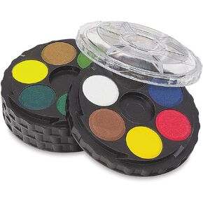 Koh-I-Noor Opaque Watercolor Paint Wheel, 24 Colors, 1 Each (FA171506.BC)