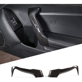 for Toyota 86/Subaru BRZ 2012-2020 Style Center Console/air Conditioning Vent/Door/roof Reading Light Automotive Interior Decoration Accessories (Door Handle Trim (Carbon Fiber Pattern))