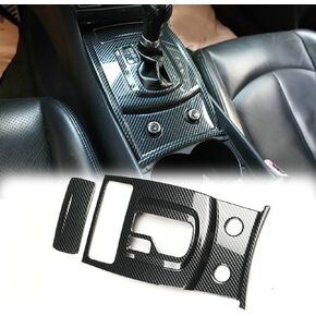 Automatic Center Console Gear Shift Panel Cover Trim for Infiniti G37 2010 2011 2012 2013 Carbon Fiber ABS