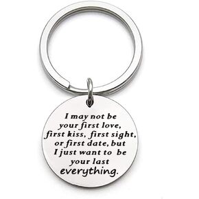 Anniversary Birthday Gift for Couple Husband Wife Gifts Keychain for Boyfriend Keyring for BF GF Hubby Wifey