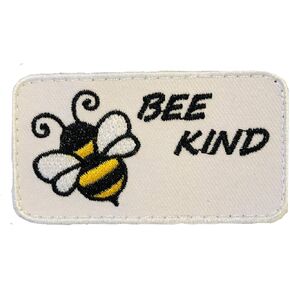 Bee Kind Hook & Loop Patch - 7cm x 4cm