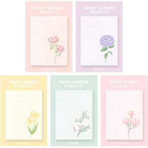 Monolike Flower for You Sticky-it - 6p Set Self-Adhesive Memo Pad 50 Sheets