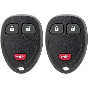 Car Remote Key Fob for GMC Acadia Savana Sierra Yukon Remote Chevrolet Avalanche Chevy Buick Enclave Cadillac Escalade Remote Key OUC60270, OUC60221,15913420 (Pack of 2