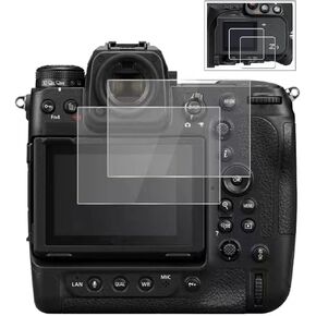 VIESUP Screen Protector for Nikon Z9 - [2+2Pack] LCD + Top Screen Tempered Glass Film for Nikon Z 9 Z9 [9H Hardness] [Anti-Scrach] [Anti-Bubble]