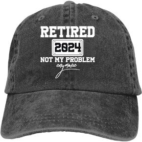 Retired 2024 Not My Problem Anymore Hat for Men Women, Adjustable Cotton Retirement Baseball Cap