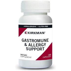 Kirkman Gastromune Allergy Support - Hypoallergenic-120 Vegetarian Capsules Gluten/Casein Free
