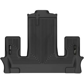 Husky Liners X-act Contour Floor Mats | Fits 2022 - 2024 Ford Explorer w/2nd Row Bucket w/Out Console | 3rd Row, 1-pc Black - 51941