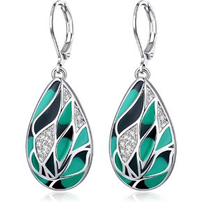 Leaf Dangle Earrings for Women Girls