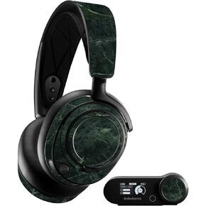 MightySkins Skin Compatible with SteelSeries Arctis Nova Pro - Green Marble | Protective, Durable, and Unique Vinyl Decal wrap Cover | Easy to Apply, Remove, and Change Styles | Made in The USA