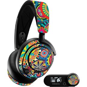 MightySkins Skin Compatible with SteelSeries Arctis Nova Pro - Flower Wheels | Protective, Durable, and Unique Vinyl Decal wrap Cover | Easy to Apply, Remove, and Change Styles | Made in The USA