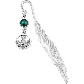 WSNANG Scottish Thistle Bookmark Sasenach Inspired Gift (Thistle Bookmark)