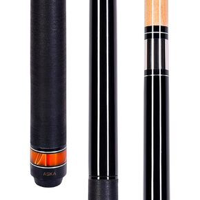 ASKA Heavy Hitter Jump Break Cue Stick, 3pc Cue, Jump/Break Cue. Quick Joints, Phenolic Tip, Hard Rock Canadian Maple Shaft, Choice of Model and Weight