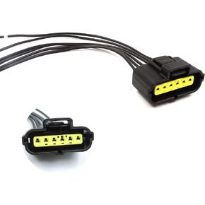HiSport Mass Air Flow MAF Sensor Connector ‎-Fuel Pump Connector Harness Replacement for Ford 6 Pigtail 3.0 3.4 4.6 5.0 5.4 6.0 6.8 7.2