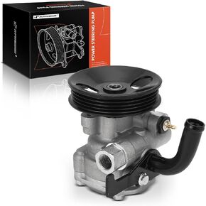 A-Premium Power Steering Pump, with Pulley, Compatible with Kia Sorento LX 2003 2004 2005 2006, V6 3.5L, Replace # 571003E000, 20A1172