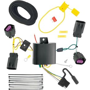 Tekonsha T-One® T-Connector Harness, 4-Way Flat, Compatible with Select Dodge Journey