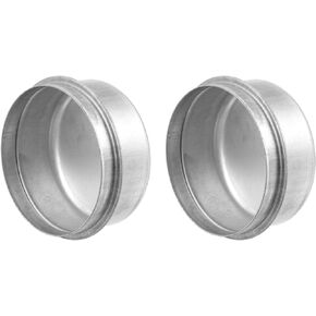 X AUTOHAUX 2pcs 1.98" Trailer Axle Dust Cap Cup Grease Cover for Dexter EZ Lube Trailer Camper 2000 to 3500 Lb Axle Wheel Hub Bearing