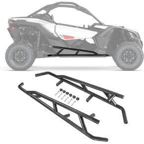 Wsays X3 Rock Sliders Tree Kickers Compatible with 2017-2024 Can Am Maverick X3