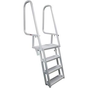 Extreme Max 3005.4116 Deluxe Flip-Up Dock Ladder - 4-Step