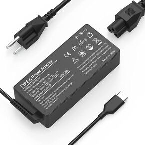 65W 45W USB C Laptop Charger for Dell Hp Lenovo Asus Acer Razer Blade Stealth MacBook Samsung,65W Chromebook Charger Fast Charging Type C AC Adapter Power Cord Supply