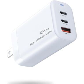 65W USB C Power Adapter,PD 3.0 Type C Charging Block Wall Charger for iPhone 15Pro/ 15Pro Max/ 14/14Pro/13Pro/13 Samsung Switch