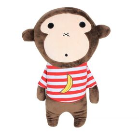 Monkey Car Seat Belt Pillow for Head Support Adjustable Seat Strap Shoulder Pads,Neck Support Pillow for Travel Seatbelt Buddy, Banana Monkey