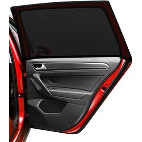 Car Window Shade, Breathable Mesh Privacy Protection Shade, Stretch Car Window Screens, Heat Block UV Protection Cover, Auto Side Rear Window Sun Shade for Car Truck SUV Camping