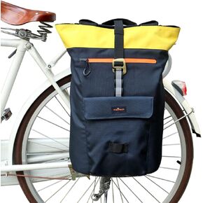 Tourbon Nylon Bicycle Pannier Bags Cycling Backpack Shoulder Bag Bike Rear Seat Storage
