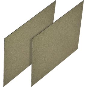 MECCANIXITY Microwave Oven Waveguide Cover Mica Repairing Plate Oven Sheet Board for Kitchen 150x150x0.6mm, Pack of 2