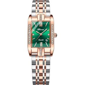 ساعة FAMIS الفاخرة للنساء بسوار من الكريستال والألماس الكلاسيكي وجه صغير أنيق من الفولاذ المقاوم للصدأ مقاوم للماء ساعة رسمية للعمل للسيدات والفتيات in Kuwait